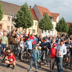 Gruppenbild als Abschluss für das STADTRADELN 2022